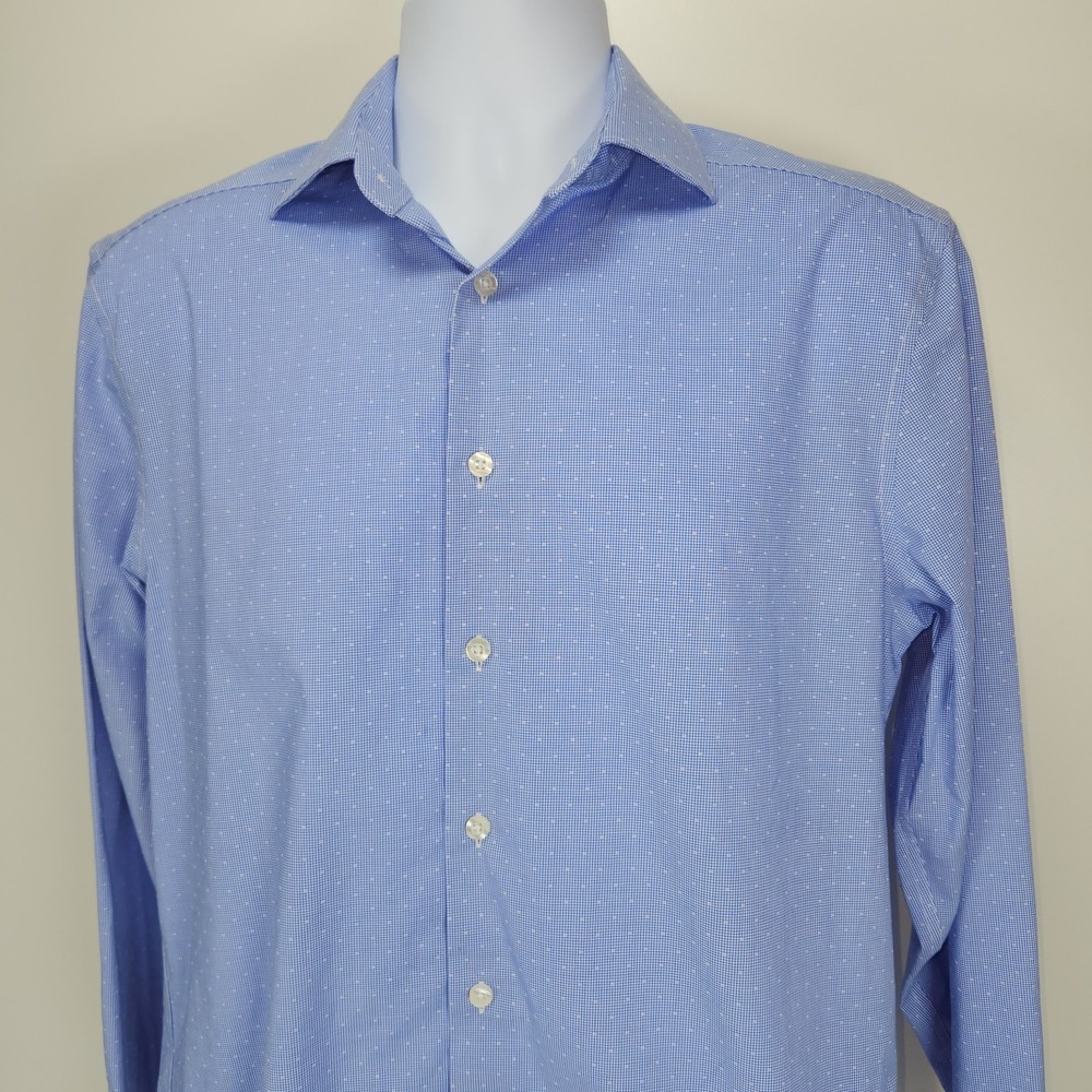 Collection by Michael Strahan Men's‎ 15.5 34/35 Wrinkle Free Stretch Long Shirt